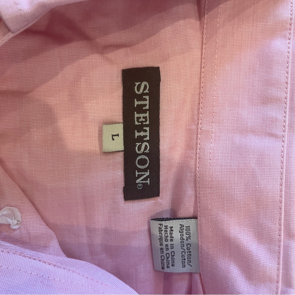 Stetson Soft Pink Cotton Shirt